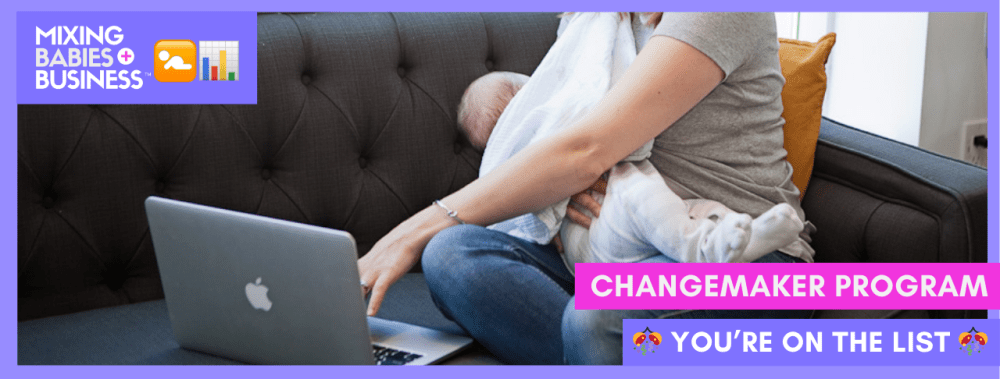 Mixing Babies And Business Changemaker Program MV Headers Waitlist 2025 Thank You